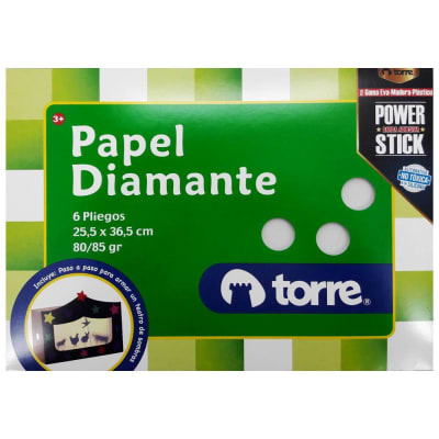 BOLSON PAPEL DIAMANTE TORRE IMAGIA