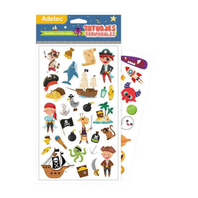 TATUAJES TEMPORALES NIÑO - DISEÑOS SURTIDOS ADETEC1
