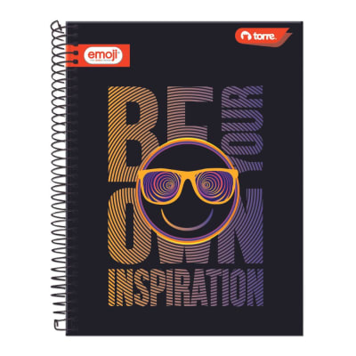 CUADERNO TRIPLE BOOK EMOJI 7MM 150HJS TORRE1