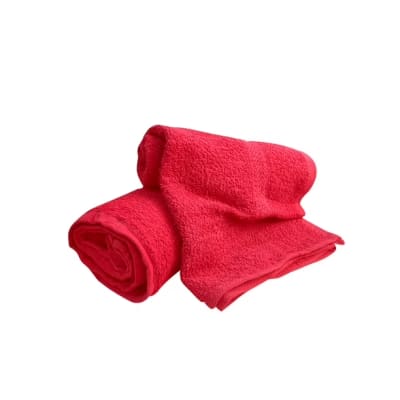 TOALLA DE MANO ALGODON ROJA