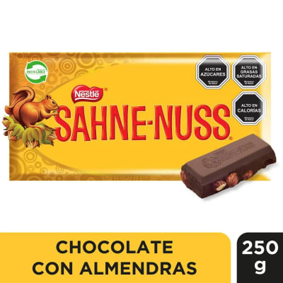 CHOCOLATE BARRA SAHNE NUSS 250G1