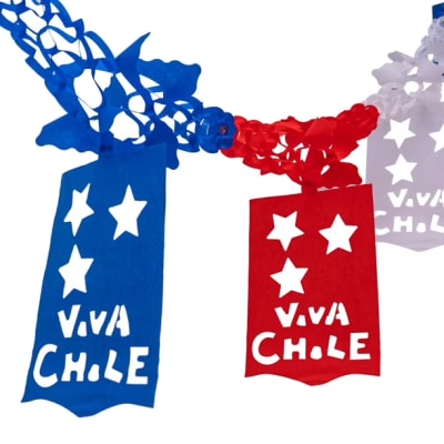 GUIRNALDA VIVA CHILE 18 CM X 2M