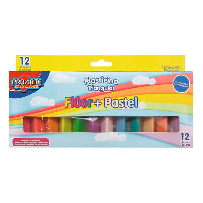 PLASTICINA  PROARTE PASTEL  +FLUOR1
