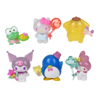 PACK DE 6 FIGURAS HELLO KITTY AND FRIENDS