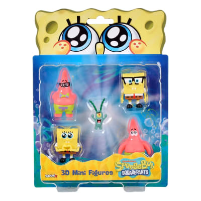 PACK 5 FIGURAS 5 CM BOB ESPONJA