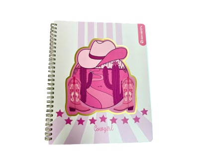CUADERNO UNIVERSITARIO COW GIRL 100H 7MM RHEIN1