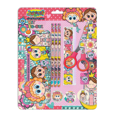 SET ESCOLAR CON GOMA Y TIJERA DISTROLLER