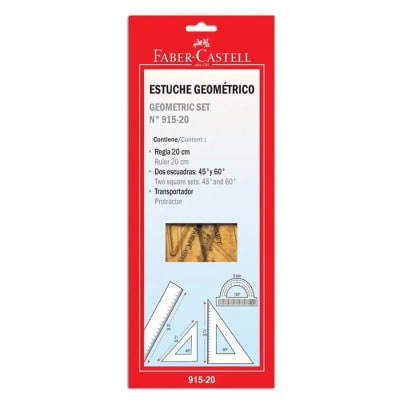 JUEGO GEOMÉTRICO FABER - CASTELL