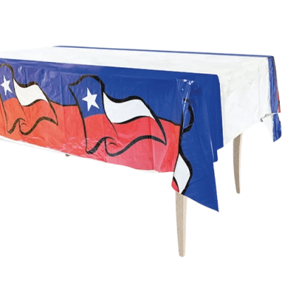 MANTEL BANDERA CHILENA 108x180CM