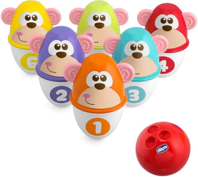 Juguetes de Bolos Monkey Strike Chicco