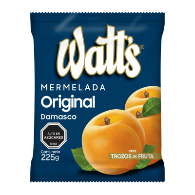 MERMELADA LOS LAGOS DAMASCO 225GR WATTS1