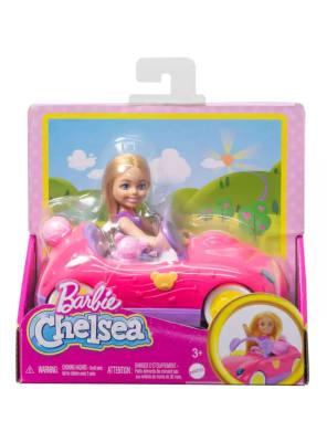 BARBIE CHELSEA MUÑECA Y AUTO