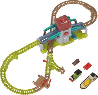 THOMAS & FRIENDS PISTA INTERACTIVA BULSTRODE CON DOBLE PUENTE1