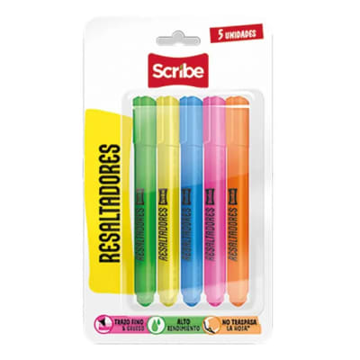 RESALT UNIPUNTA BLISTER SCRIBE 5PZA1