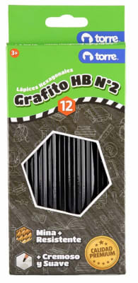 LÁPIZ GRAFITO HEXAG. 12 UND TORRE IMAGIA1