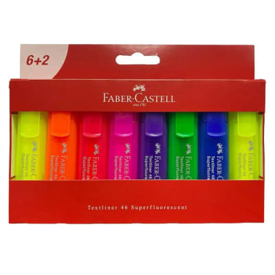 DESTACADOR SUPER FLUORESCENT FABER