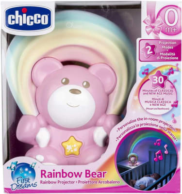 Proyector Osito Arcoíris de Chicco rosado Chicco