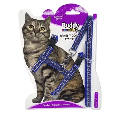SET ARNES Y CORREA PARA GATO BUDDY PET