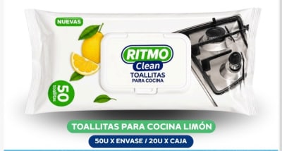 TOALLA DE COCINA LIMON 50 UNIDADES RITMO CLEAN1