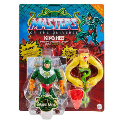 HKM80 FIGURA DE ACCIÓN MASTERS OF THE UNIVERSE ORIGINS DELUXE KING HISS DE 5.5