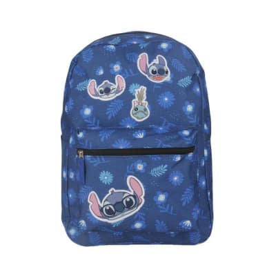 MOCHILA JUVENIL STITCH PARCHES