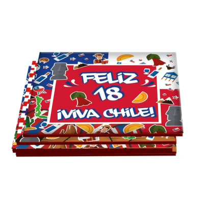 SET 6 POSAVASOS CUADRADO CHILE1