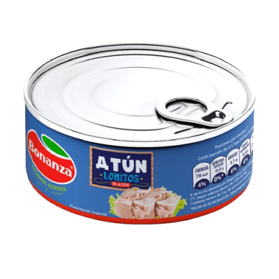 ATUN BONANZA LOMITOS EN ACEITE 160 GR1