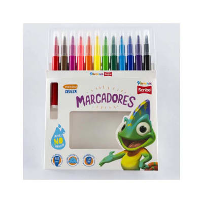 PLUMON UPUNTA GRUESA SCRIBE 12PZA