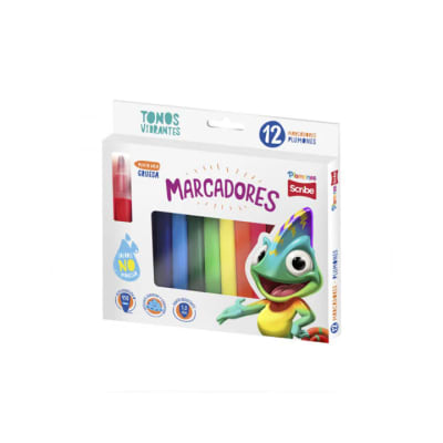 PLUMON UPUNTA GRUESA SCRIBE 12PZA1