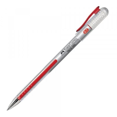 BOLÍGRAFO TRUE GEL 0.7MM ROJO FABER CASTELL