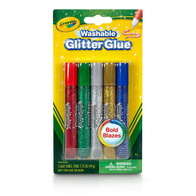 GLITTER GLUE BOLD BLAZES LAVABLE CRAYOLA