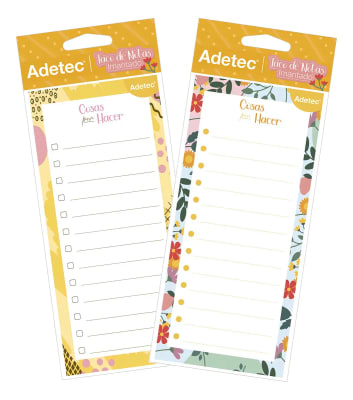 TACO DE NOTAS IMANTADO ADETEC - DISEÑOS SURTIDOS 1 UNI
