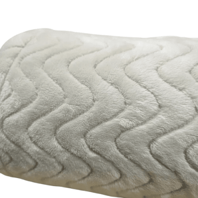 MANTA MARTINÉ FLANNEL JACQUARD ONDAS ROLLED 127x152 CMS3