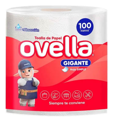 Toalla Ovella Hoja Simple 6 x 1 x 100 mts