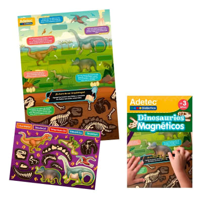DINOSAURIOS - LÁMINAS MAGNÉTICAS INTERACTIVAS