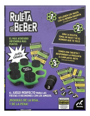JUEGO RULETA DEL BEBER
