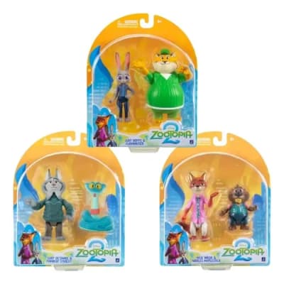 ZOOTOPIA FIGURAS PACK DE 2 DE 8 CM