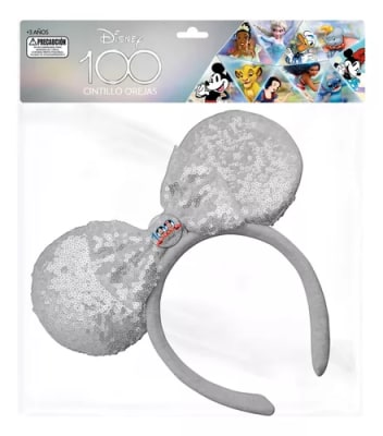 CINTILLO OREJAS MINNIE DISNEY 100 AÑOS PLATA