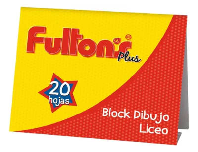 BLOCK DE DIBUJO FULTONS PLUS1