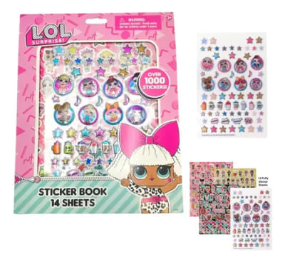 LIBRO DE STICKER LOL1