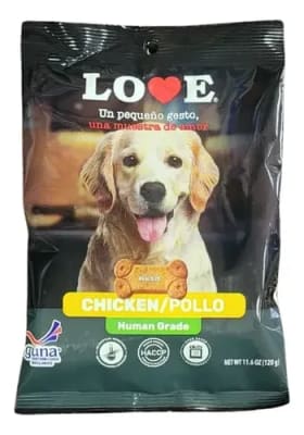 Galleta Love  pollo 120 gr1
