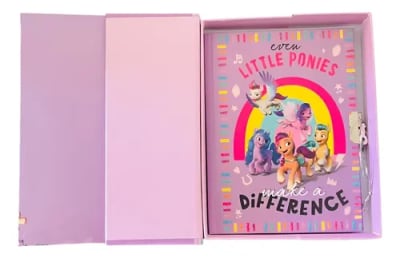 DIARIO DE VIDA  EN CAJA PORTA RETRATO 2 DIS. 20X15CM MY LITTLE PONY