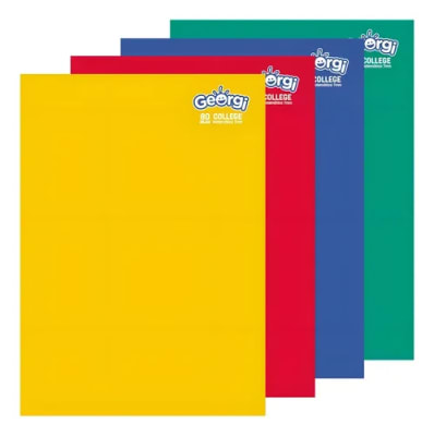 Cuaderno College 80 hojas 7mm Georgi