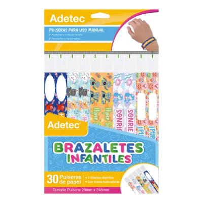 BRAZALETE INFANTILES 30 UNI ADETEC1