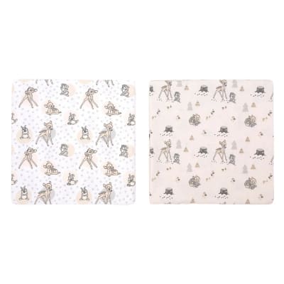 SET 2 MANTITA FRANELA BAMBI UNISEX