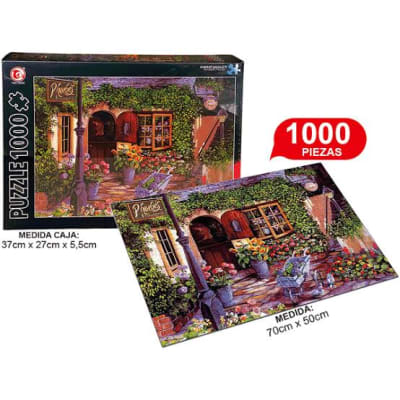 PUZZLE  1000PCS DISEÑOS SURTIDOS 37X27X5CM