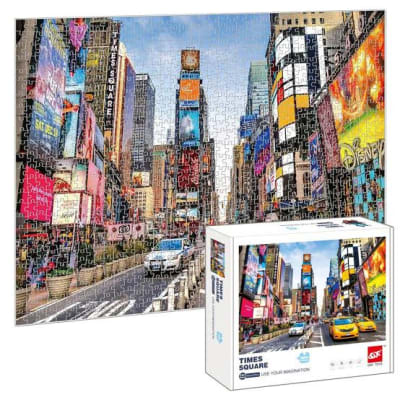 PUZZLE 1000PCS DIS. PAISAJES SURT. 23X19X6CM