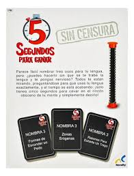 JUEGO 5 SEGUNDOS PARA GANAR