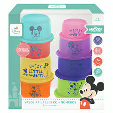 VASOS APILABLES CON NUMEROS DISNEY BABY