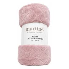 MANTA MARTINÉ FLANNEL JACQUARD ROMBO ROLLED 127x152 CMS